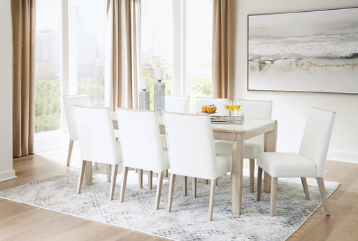 Wendora Dining Table and 8 Chairs Huntsville Furniture Outlet