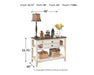 Whitesburg Dining Table and 4 Chairs and Bench with Storage Huntsville Furniture Outlet