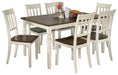 Whitesburg Dining Table and 6 Chairs Huntsville Furniture Outlet
