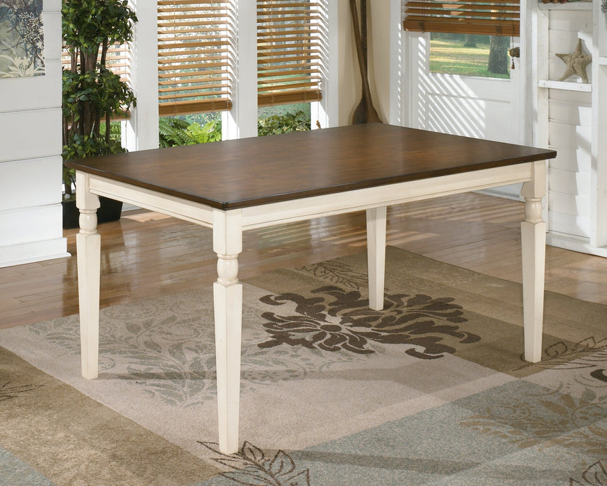 Whitesburg Dining Table and 6 Chairs Huntsville Furniture Outlet