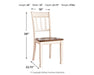 Whitesburg Dining Table and 6 Chairs Huntsville Furniture Outlet