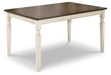 Whitesburg Dining Table and 6 Chairs Huntsville Furniture Outlet