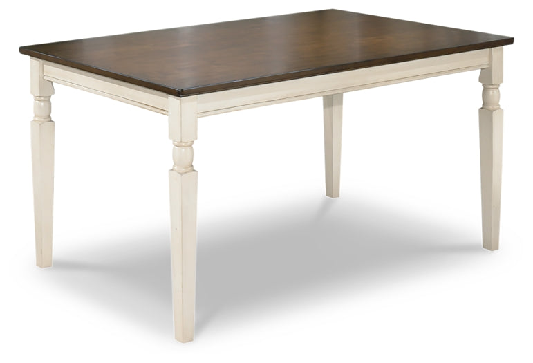 Whitesburg Dining Table and 6 Chairs Huntsville Furniture Outlet