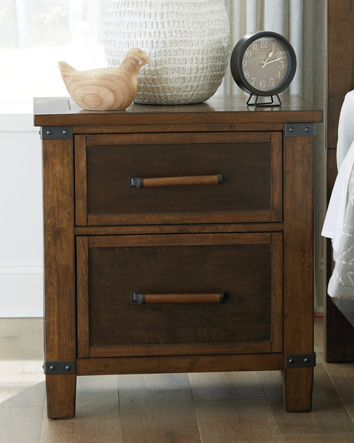 Wyattfield Two Drawer Night Stand Huntsville Furniture Outlet
