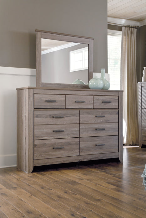 Zelen Dresser and Mirror Huntsville Furniture Outlet