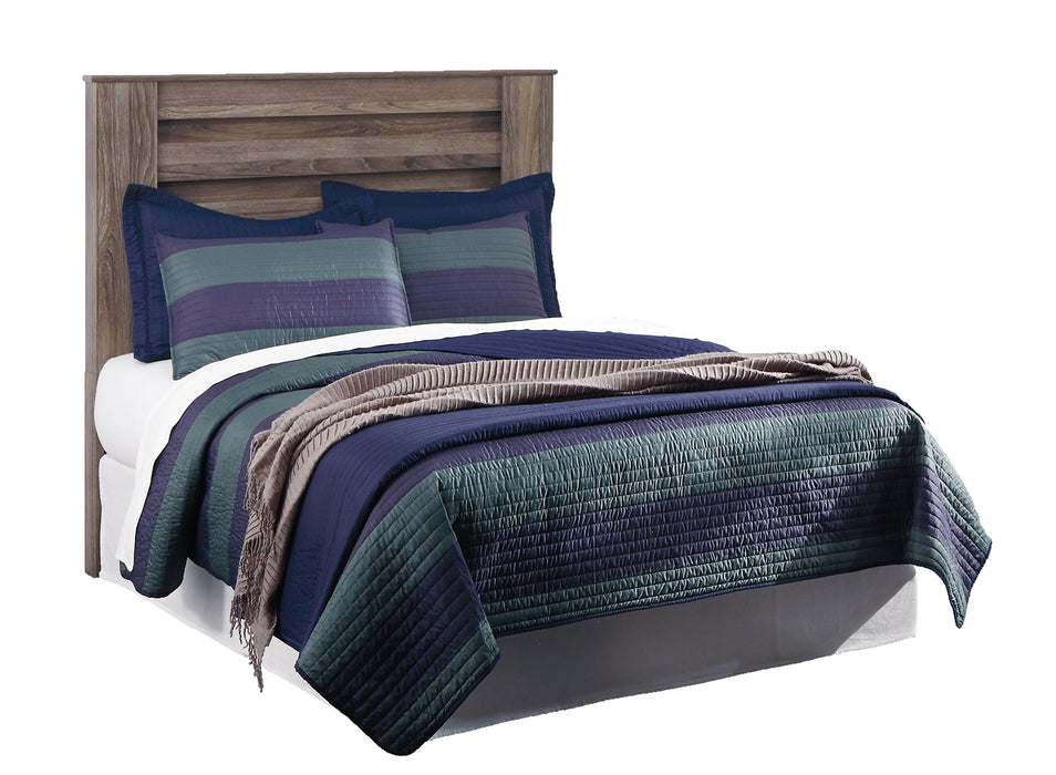 Zelen Full Panel Headboard with Mirrored Dresser and 2 Nightstands Huntsville Furniture Outlet