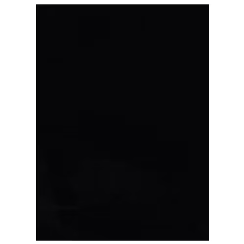 Rabbit Fur Solid Black 5x7