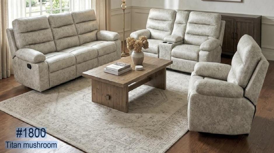 #1800 Titan mushroom loveseat