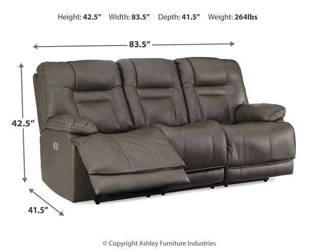 Wurstrow PWR REC Sofa with ADJ Headrest