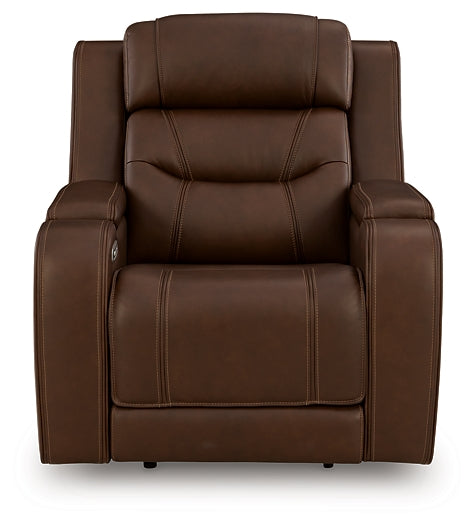 Knightington Power Recliner w/Audio Seating