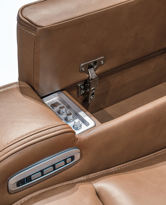 Knightington PWR REC Sofa w/Audio Seating