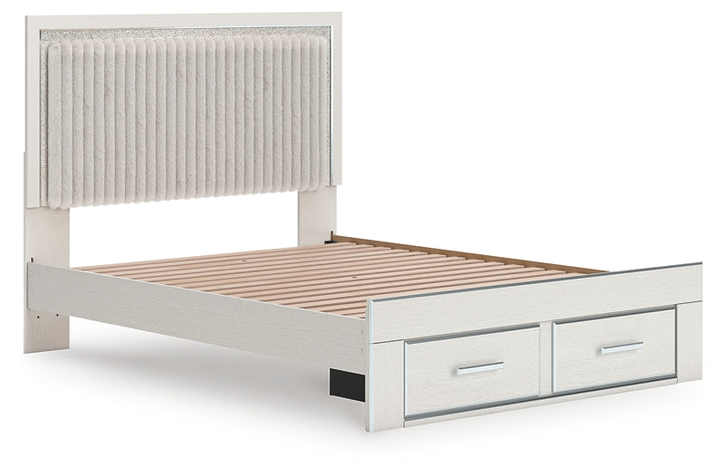 Zuraleus Queen Upholstered Panel Storage Bed