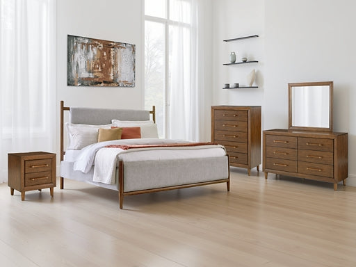 Lyncott  Upholstered Panel Bed