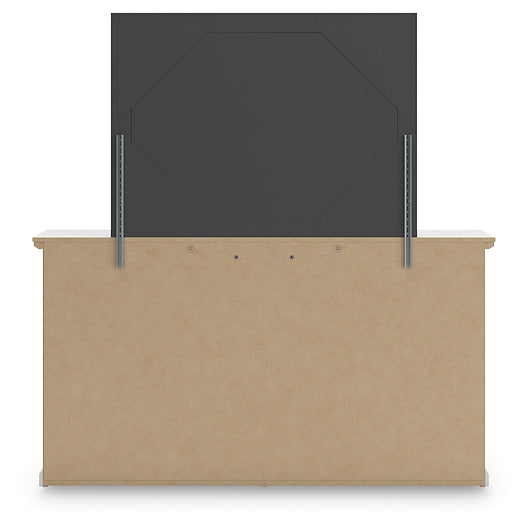 Bostwick Shoals Twin Panel Bed with Mirrored Dresser, Chest and Nightstand