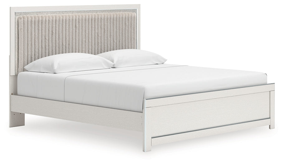 Zuraleus King Upholstered Panel Bed
