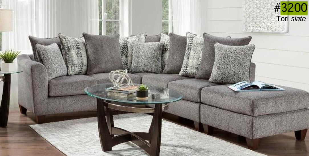 3200 Tori slate sectional