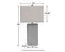 Amergin Poly Table Lamp (2/CN) Huntsville Furniture Outlet