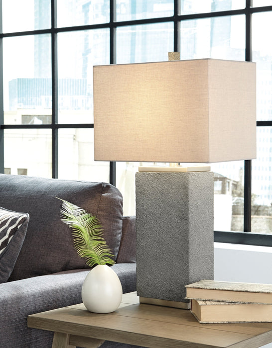 Amergin Poly Table Lamp (2/CN) Huntsville Furniture Outlet