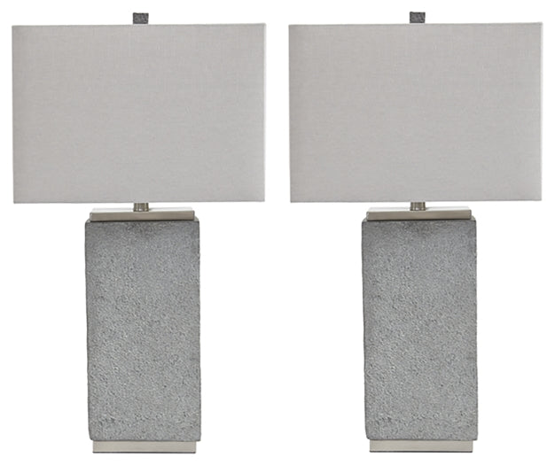 Amergin Poly Table Lamp (2/CN) Huntsville Furniture Outlet