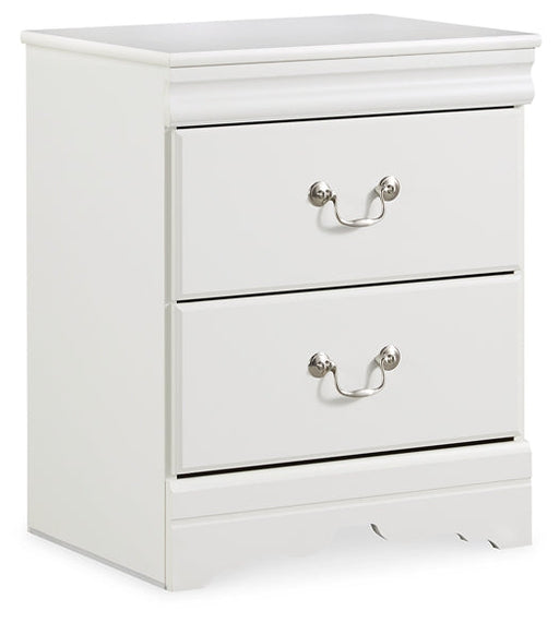 Anarasia Two Drawer Night Stand Huntsville Furniture Outlet