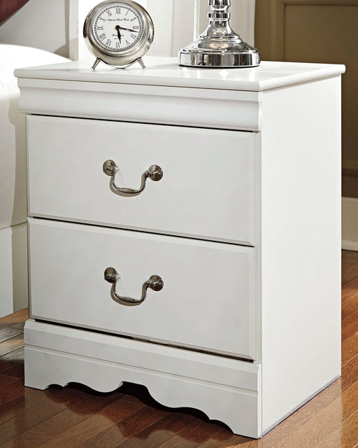 Anarasia Two Drawer Night Stand Huntsville Furniture Outlet