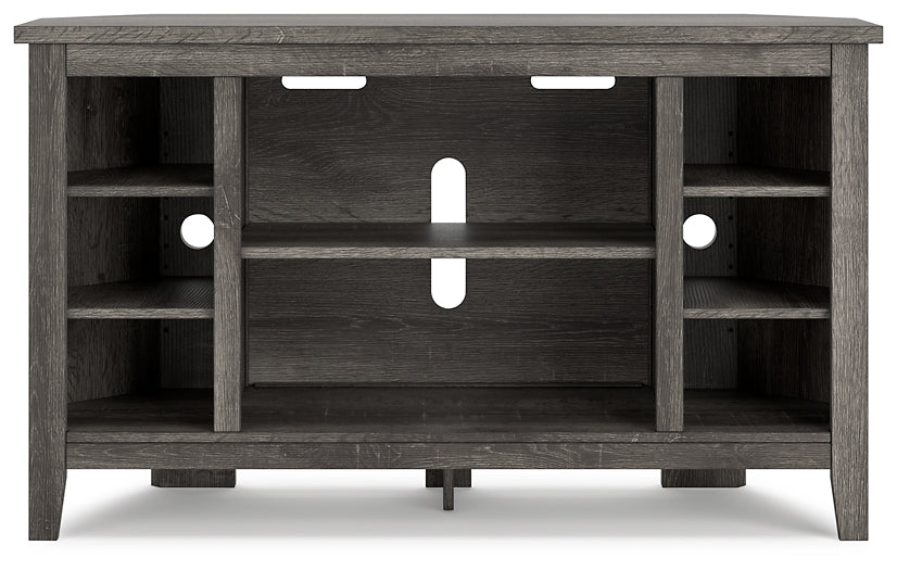 Arlenbry Corner TV Stand/Fireplace OPT Huntsville Furniture Outlet