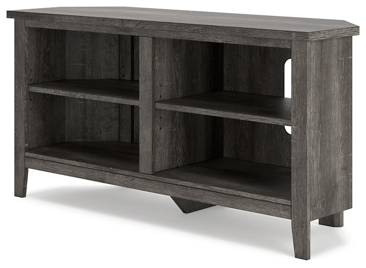 Arlenbry Small Corner TV Stand Huntsville Furniture Outlet