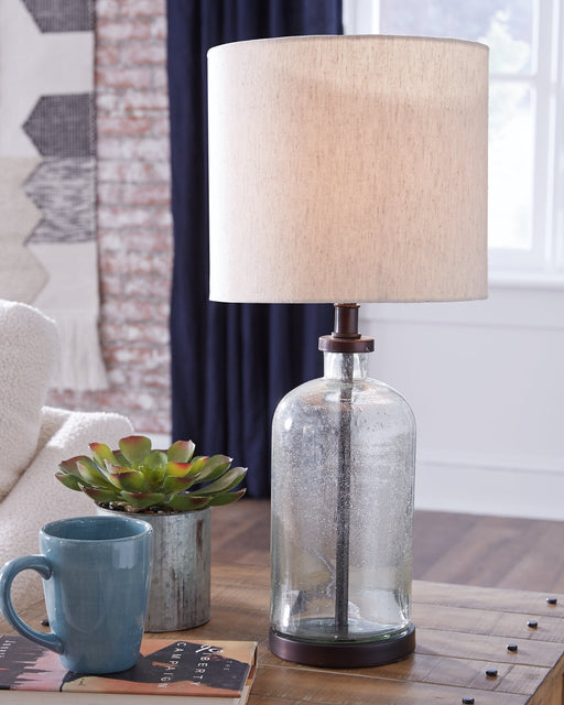 Bandile Glass Table Lamp (1/CN) Huntsville Furniture Outlet