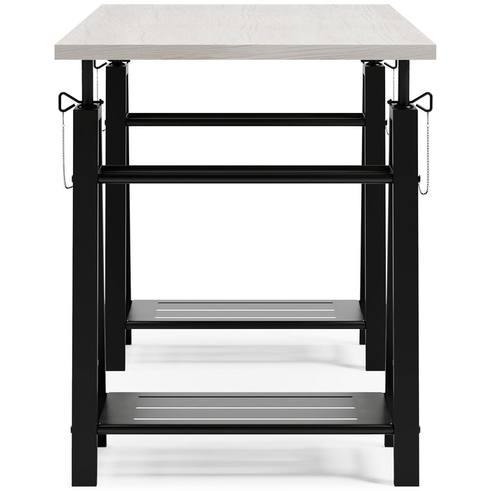 Bayflynn Adjustable Height Desk Huntsville Furniture Outlet