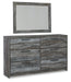 Baystorm Dresser and Mirror Huntsville Furniture Outlet