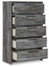 Baystorm King Panel Headboard with Mirrored Dresser and Chest Huntsville Furniture Outlet