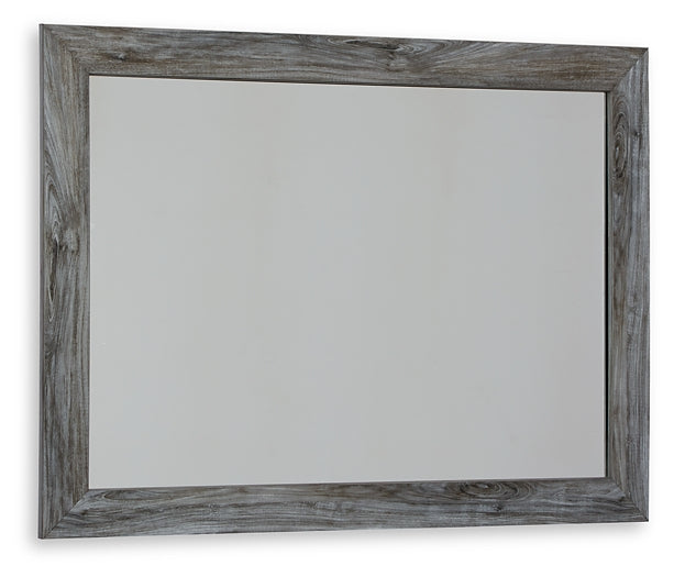 Baystorm Queen Panel Headboard with Mirrored Dresser and 2 Nightstands Huntsville Furniture Outlet
