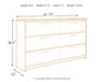 Baystorm Six Drawer Dresser Huntsville Furniture Outlet