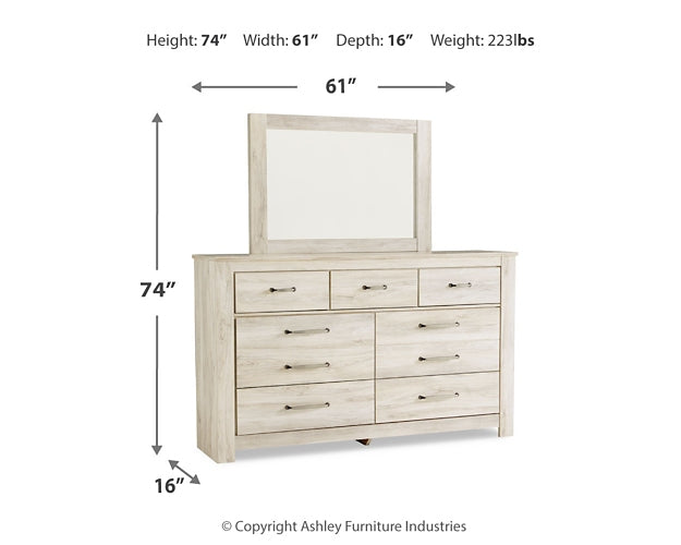 Bellaby Dresser and Mirror Huntsville Furniture Outlet