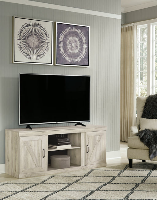 Bellaby LG TV Stand w/Fireplace Option Huntsville Furniture Outlet