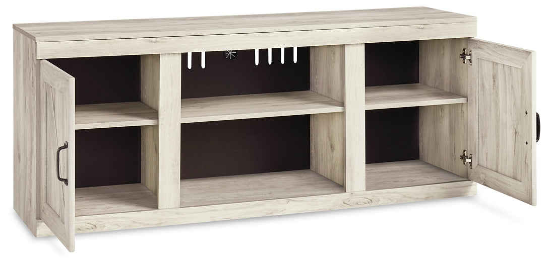 Bellaby LG TV Stand w/Fireplace Option Huntsville Furniture Outlet
