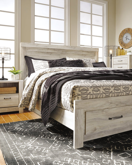 Bellaby Queen Panel Bed with 2 Nightstands Huntsville Furniture Outlet