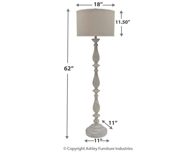 Bernadate Poly Floor Lamp (1/CN) Huntsville Furniture Outlet