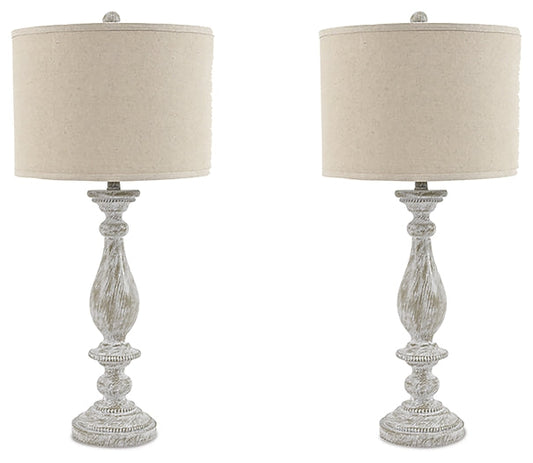 Bernadate Poly Table Lamp (2/CN) Huntsville Furniture Outlet