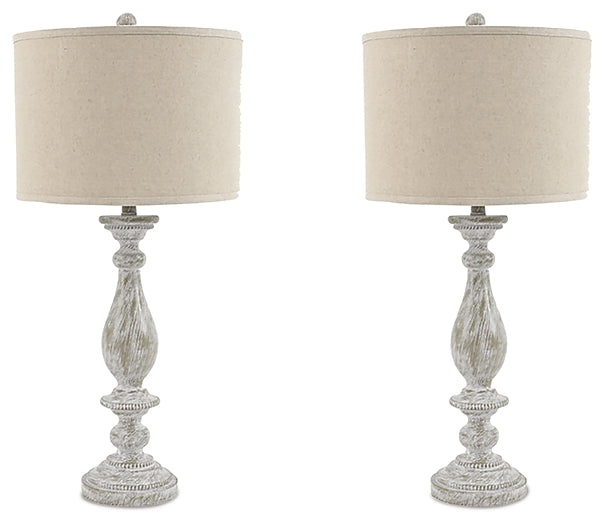 Bernadate Poly Table Lamp (2/CN) Huntsville Furniture Outlet