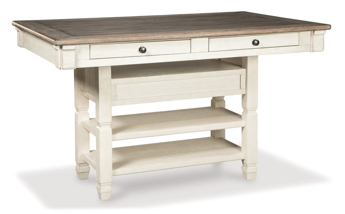 Bolanburg Counter Height Dining Table and 6 Barstools Huntsville Furniture Outlet