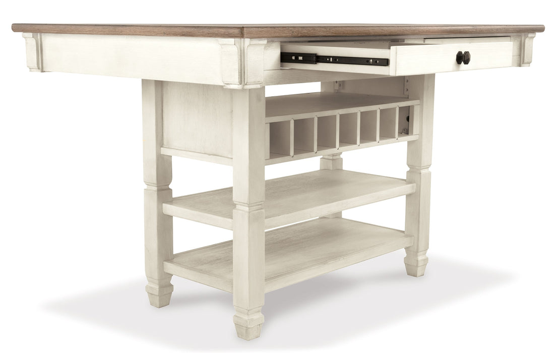 Bolanburg Counter Height Dining Table and 6 Barstools Huntsville Furniture Outlet