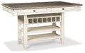 Bolanburg Counter Height Dining Table and 6 Barstools Huntsville Furniture Outlet