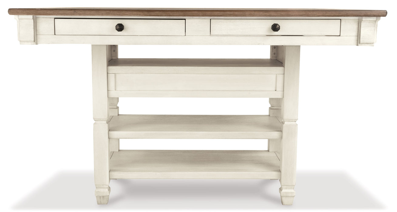 Bolanburg Counter Height Dining Table and 6 Barstools Huntsville Furniture Outlet