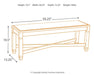Bolanburg Dining Table and 2 Chairs and 2 Benches Huntsville Furniture Outlet
