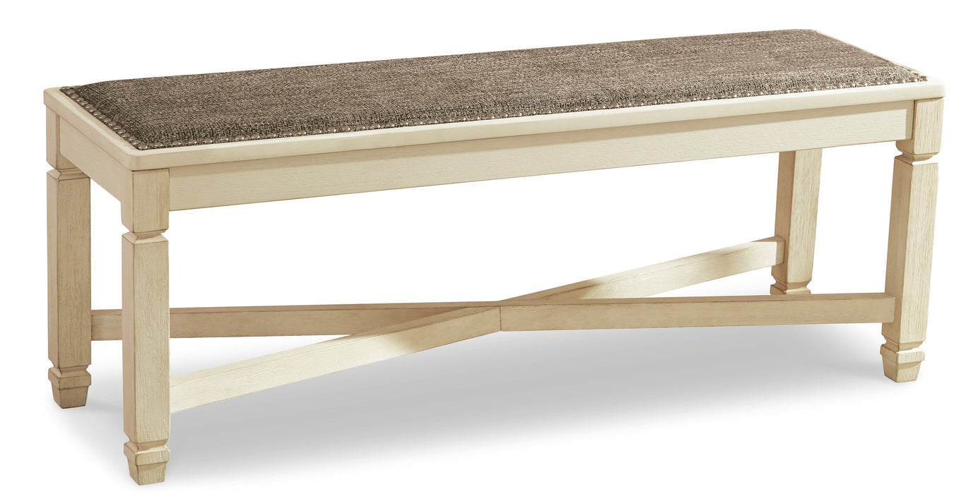 Bolanburg Dining Table and 2 Chairs and 2 Benches Huntsville Furniture Outlet