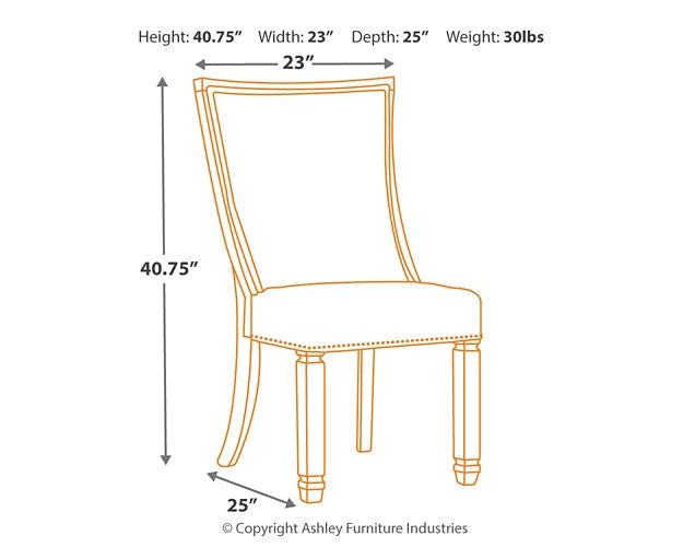 Bolanburg Dining Table and 6 Chairs Huntsville Furniture Outlet