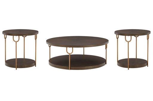 Brazburn Coffee Table with 2 End Tables Huntsville Furniture Outlet
