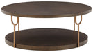 Brazburn Round Cocktail Table Huntsville Furniture Outlet