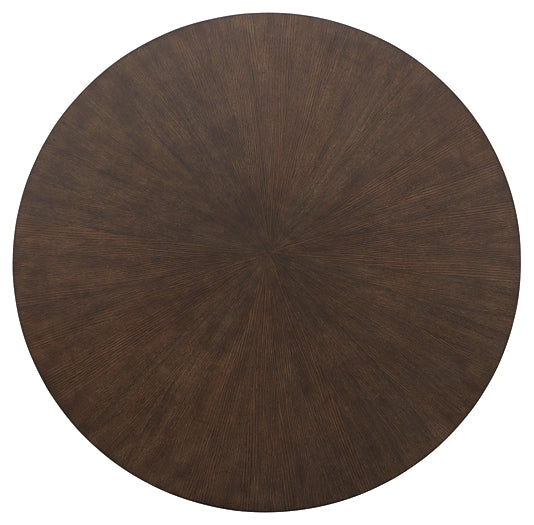 Brazburn Round Cocktail Table Huntsville Furniture Outlet